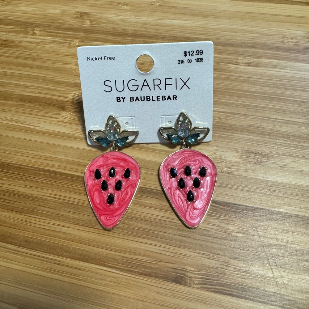 Sugarfix by BaubleBar Strawberry Earrings